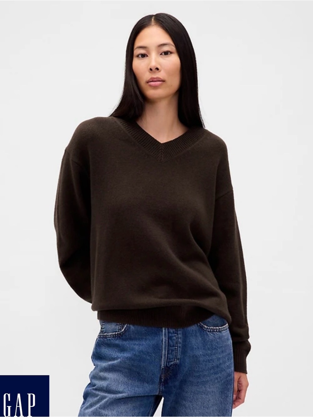 GAP Cashsoft V-Neck Sweater
